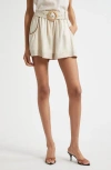 Ramy Brook Veronica Embroidered Belted Shorts