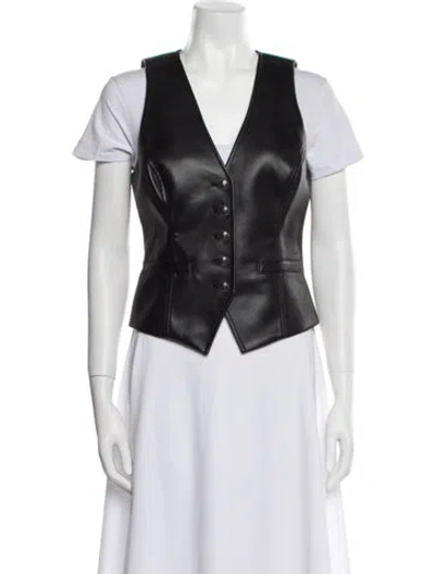 Pre-owned Ramy Brook Vest In Black