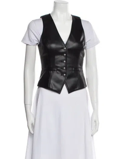 Pre-owned Ramy Brook Vest In Black