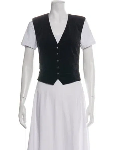Pre-owned Ramy Brook Vest In Black