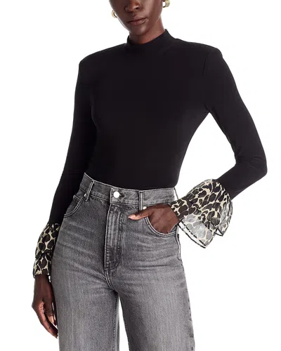 RAMY BROOK VICKIANA FOLIAGE PRINTED TOP