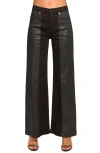 Ramy Brook Coated Vinnie Two-tone Jean In Black Coated Combo