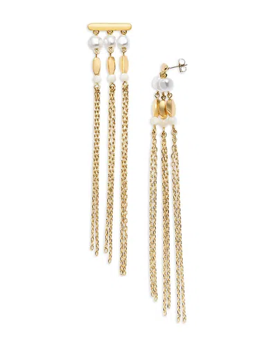 Ramy Brook Viona Fringe Earrings In Gold