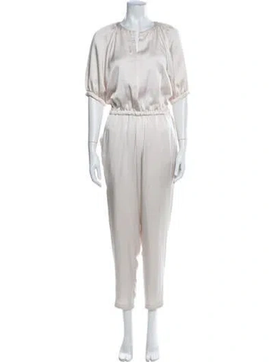 Pre-owned Ramy Brook V-neck Jumpsuit In Pink