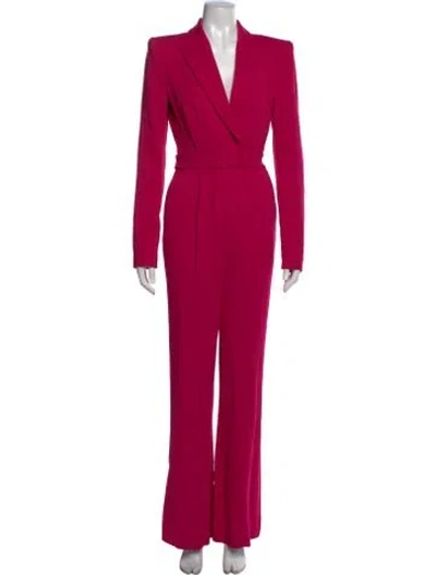 Pre-owned Ramy Brook V-neck Jumpsuit In Pink