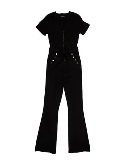 Pre-owned Ramy Brook V-neck Jumpsuit W/ Tags In Black