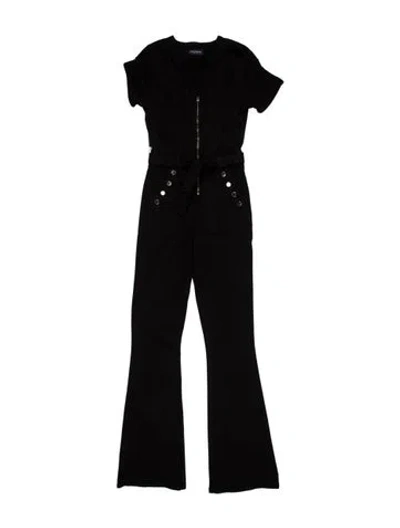Pre-owned Ramy Brook V-neck Jumpsuit W/ Tags In Black