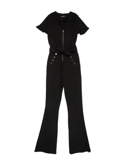 Pre-owned Ramy Brook V-neck Jumpsuit W/ Tags In Black