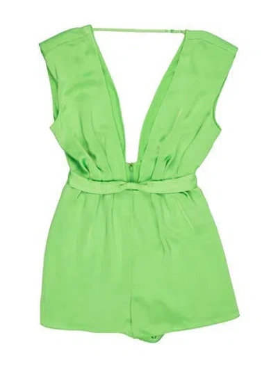 Pre-owned Ramy Brook V-neck Jumpsuit W/ Tags In Green