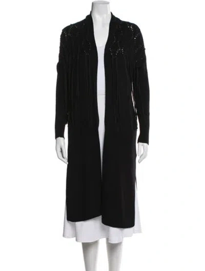 Pre-owned Ramy Brook V-neck Sweater In Black