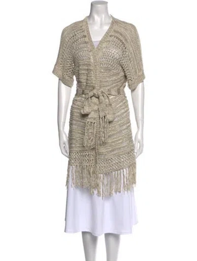 Pre-owned Ramy Brook V-neck Sweater In Multi
