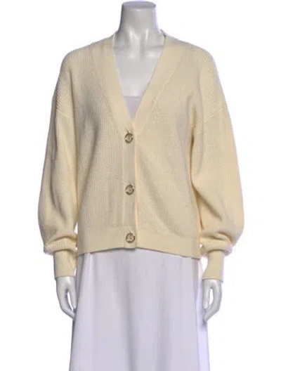Pre-owned Ramy Brook V-neck Sweater In Neutral