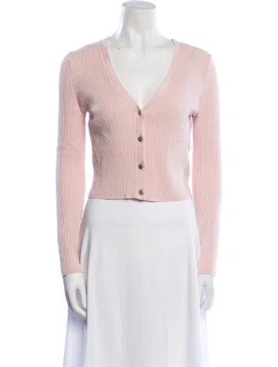 Pre-owned Ramy Brook V-neck Sweater In Pink