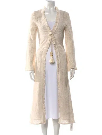 Pre-owned Ramy Brook V-neck Sweater W/ Tags In Neutral