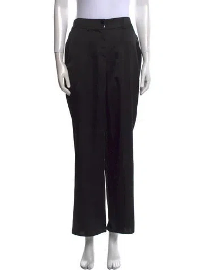 Pre-owned Ramy Brook Wide Leg Pants In Black