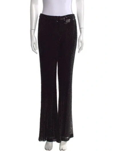 Pre-owned Ramy Brook Wide Leg Pants In Black