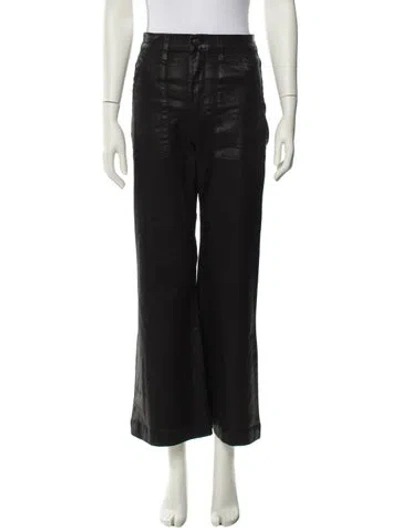 Pre-owned Ramy Brook Wide Leg Pants In Black