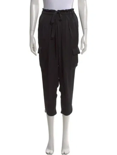 Pre-owned Ramy Brook Wide Leg Pants In Black
