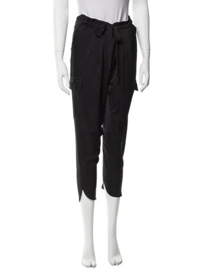 Pre-owned Ramy Brook Wide Leg Pants In Black