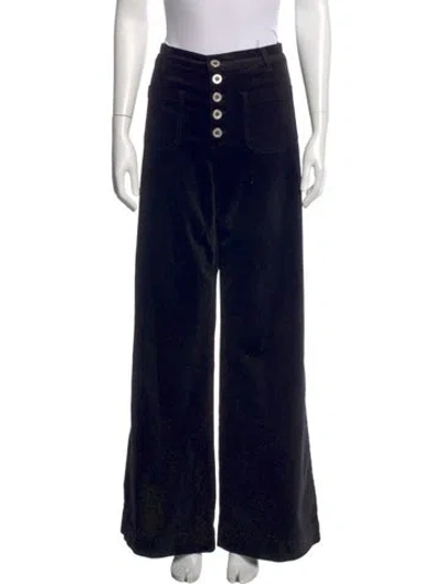 Pre-owned Ramy Brook Wide Leg Pants In Black