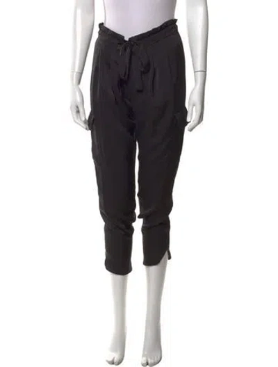 Pre-owned Ramy Brook Wide Leg Pants In Black