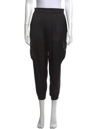 Pre-owned Ramy Brook Wide Leg Pants In Black