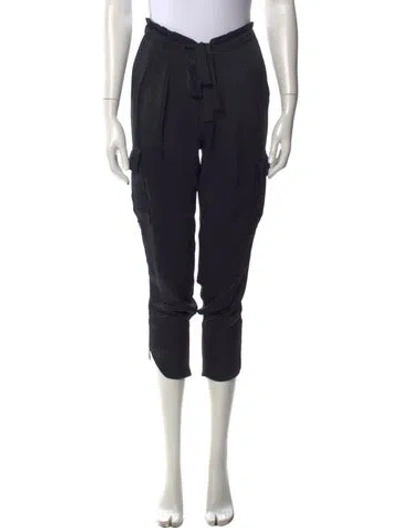 Pre-owned Ramy Brook Wide Leg Pants In Black
