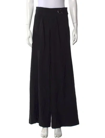 Pre-owned Ramy Brook Wide Leg Pants In Black