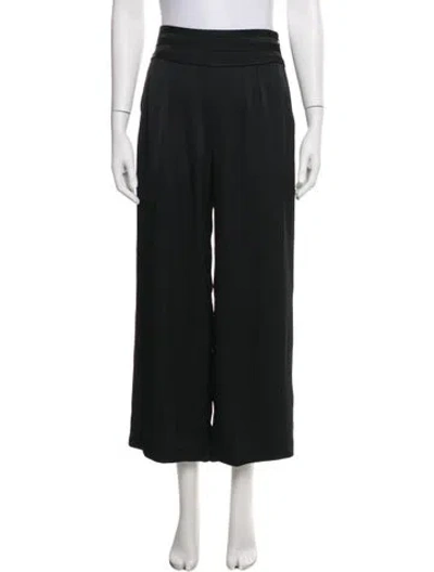 Pre-owned Ramy Brook Wide Leg Pants In Black