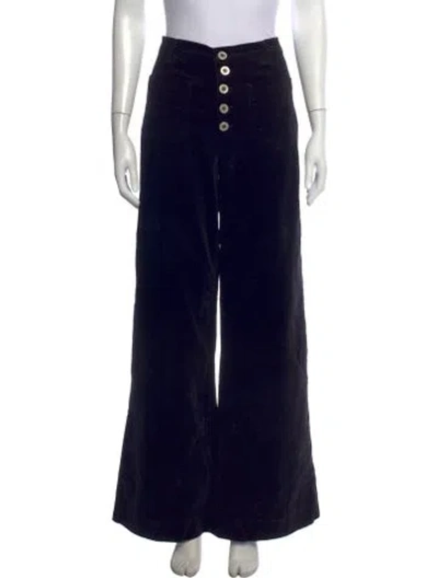 Pre-owned Ramy Brook Wide Leg Pants In Black
