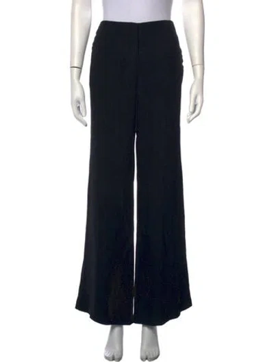 Pre-owned Ramy Brook Wide Leg Pants In Black