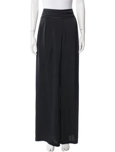 Pre-owned Ramy Brook Wide Leg Pants In Black
