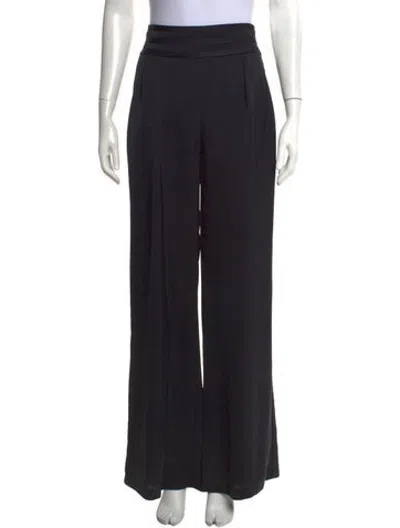 Pre-owned Ramy Brook Wide Leg Pants In Black