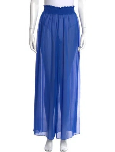 Pre-owned Ramy Brook Wide Leg Pants In Blue