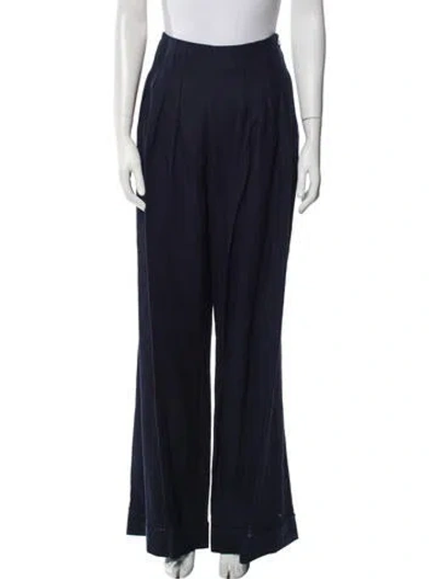 Pre-owned Ramy Brook Wide Leg Pants In Blue
