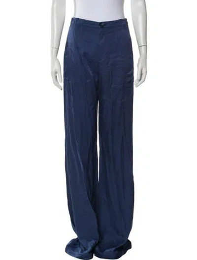 Pre-owned Ramy Brook Wide Leg Pants In Blue