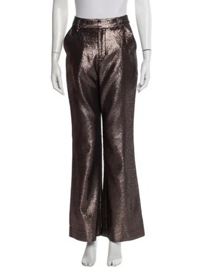 Pre-owned Ramy Brook Wide Leg Pants In Brown