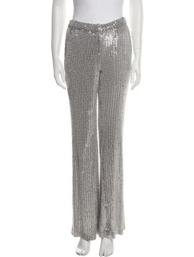 Pre-owned Ramy Brook Wide Leg Pants In Gray