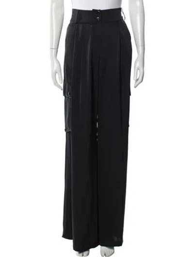 Pre-owned Ramy Brook Wide Leg Pants In Gray