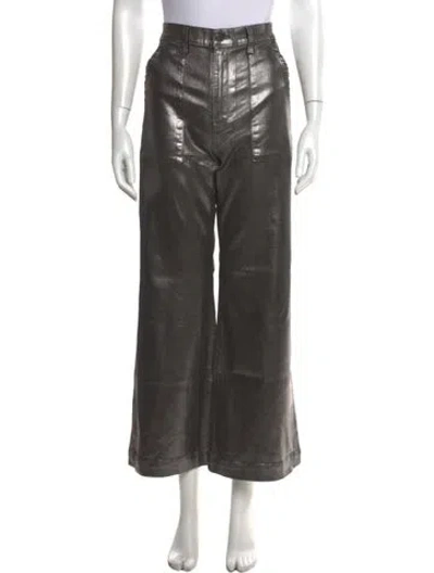 Pre-owned Ramy Brook Wide Leg Pants In Gray