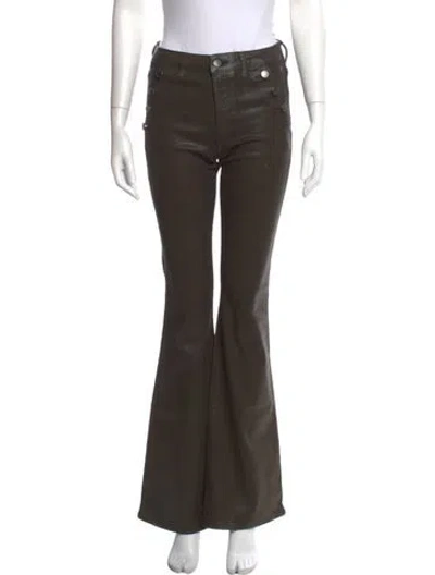 Pre-owned Ramy Brook Wide Leg Pants In Green