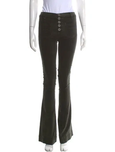 Pre-owned Ramy Brook Wide Leg Pants In Green