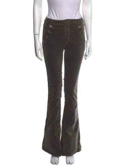 Pre-owned Ramy Brook Wide Leg Pants In Green