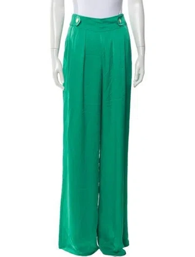 Pre-owned Ramy Brook Wide Leg Pants In Green