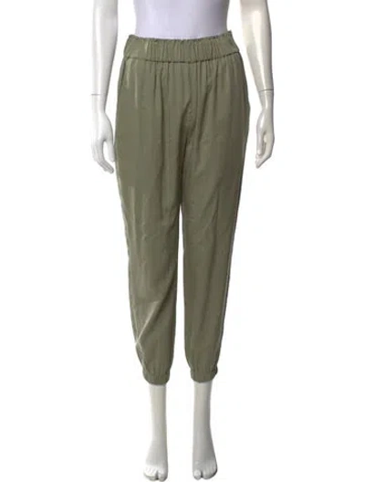 Pre-owned Ramy Brook Wide Leg Pants In Green