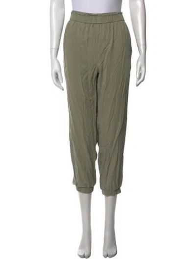 Pre-owned Ramy Brook Wide Leg Pants In Green