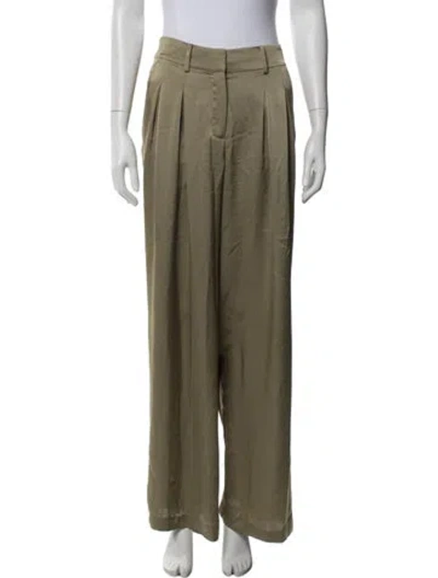 Pre-owned Ramy Brook Wide Leg Pants In Green