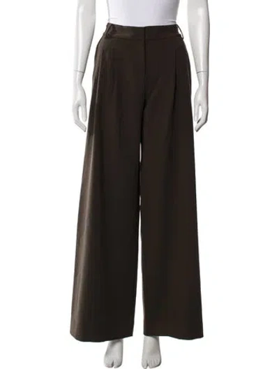 Pre-owned Ramy Brook Wide Leg Pants In Green