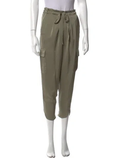 Pre-owned Ramy Brook Wide Leg Pants In Green