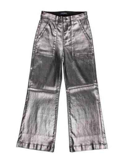Pre-owned Ramy Brook Wide Leg Pants In Grey